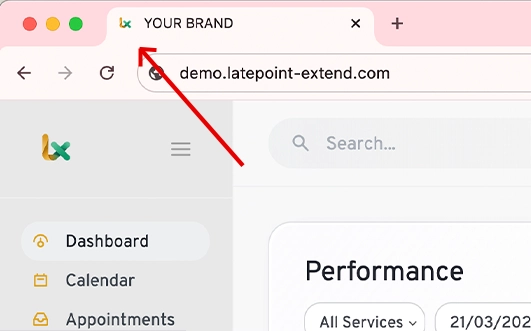 LatePoint Whitelabel preview